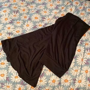 Womens flare pants size large black